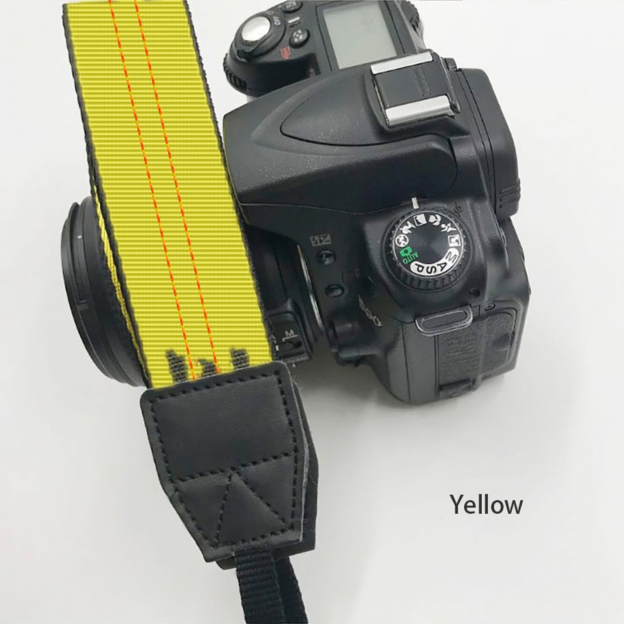 Sangle de cou en néoprène pour appareil Photo DSLR, pour Canon, Nikon, Pentax, Sony, Olympus, appareil Photo coloré
