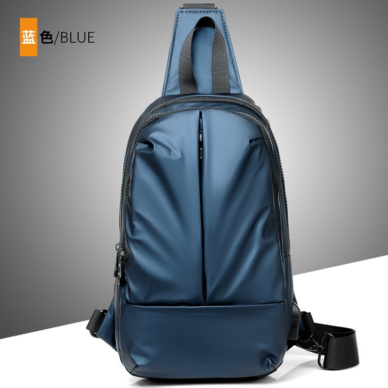 Männlichen Schulter Taschen Umhängetaschen Freizeit Anti Diebstahl Brust Tasche Schule Sommer Kurze Reise Boten Tasche Neue Männer: dunkel Grau