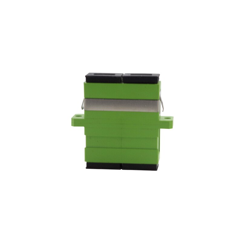 100 Stck SC APC Duplex Single Fiber Optik Adapter SC Optische faser koppler SC APC Faser flansch SC stecker