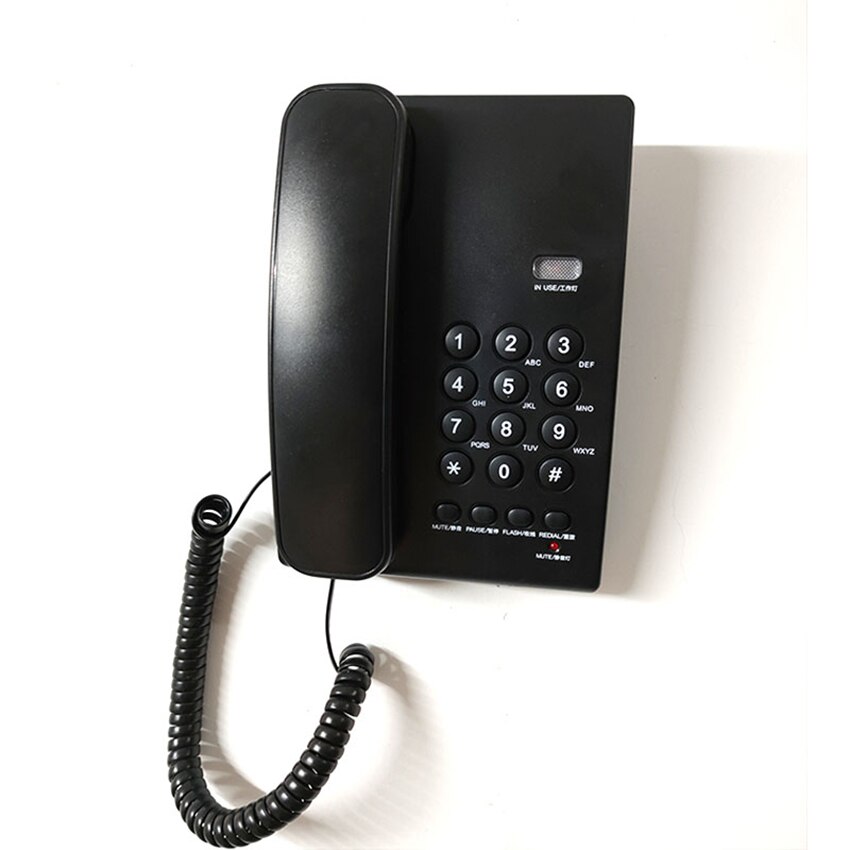 Desktop Corded Phone Multi Function Telephones Landline for Hotel Home, with Lightning Protection, Adjustable Ringtone