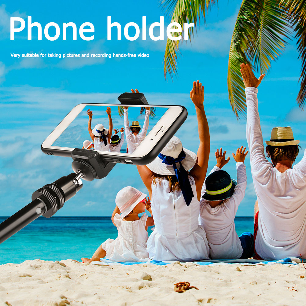 Universal Smartphone Camera Tripod Adapter Cell Phone Holder Mount with Shoe Ball Head for iPhone Android Mobile Phone