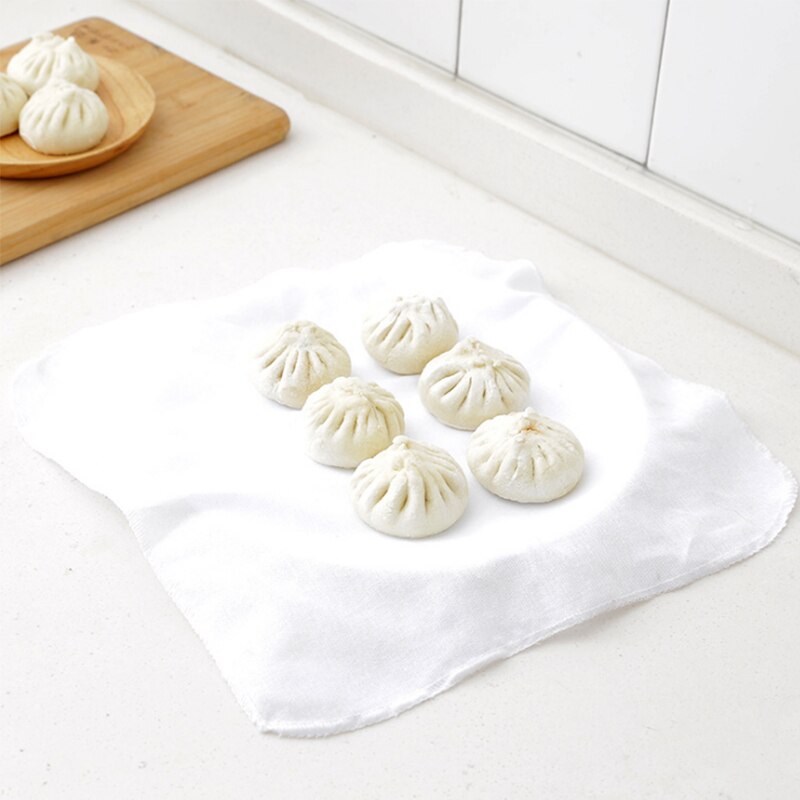 1/3/5 pcs Cotton Steam Cloth For Steaming Grid Cleaning Steam Basket Cloth Cookware Gadget Cotton Gauze Steamed Cloth Kitchen
