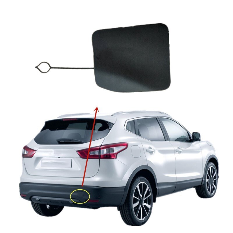 Paraurti posteriore gancio di traino coperchio dell'occhio ordinare coperchio del rimorchio per Nissan Qashqai J11 2015-2018 85071-DF30A