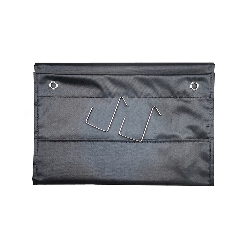 Hanging Wall File Organizer Large 5 Pockets Storage Pocket Chart with 2 Hangers Folder Holder Document Organizer for Office