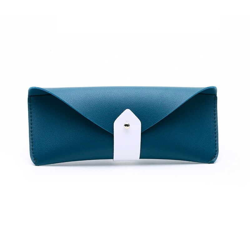Iboode pu læder brille etui cover solbriller læsebrille holder briller solid opbevaringsboks pose brillebeskytter: D