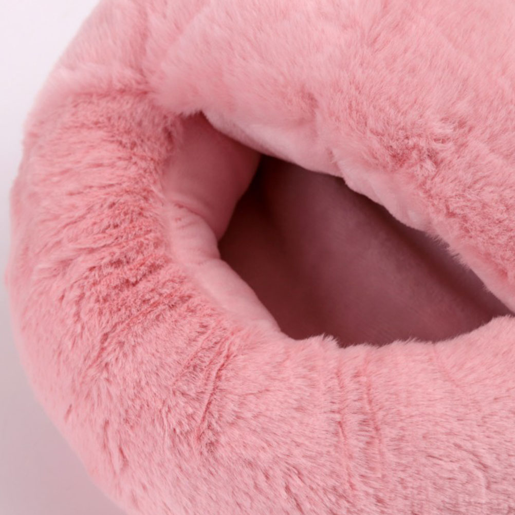 1pc Electric Heated Foot Warmer USB Power Rechargeable Foot Warmers Soft Velvet Electric Heating Shoes Slipper In Cold Winter