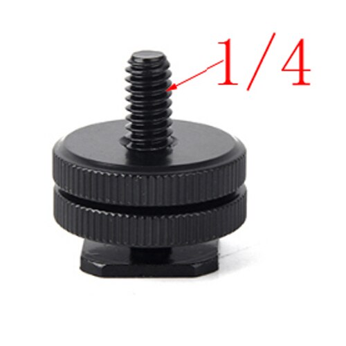 50pcs/lot 1/4" to 3/8" Male to Female Thread Screw Mount Adapter Tripod Plate Screw mount for Camera Flash Tripod Light Stand