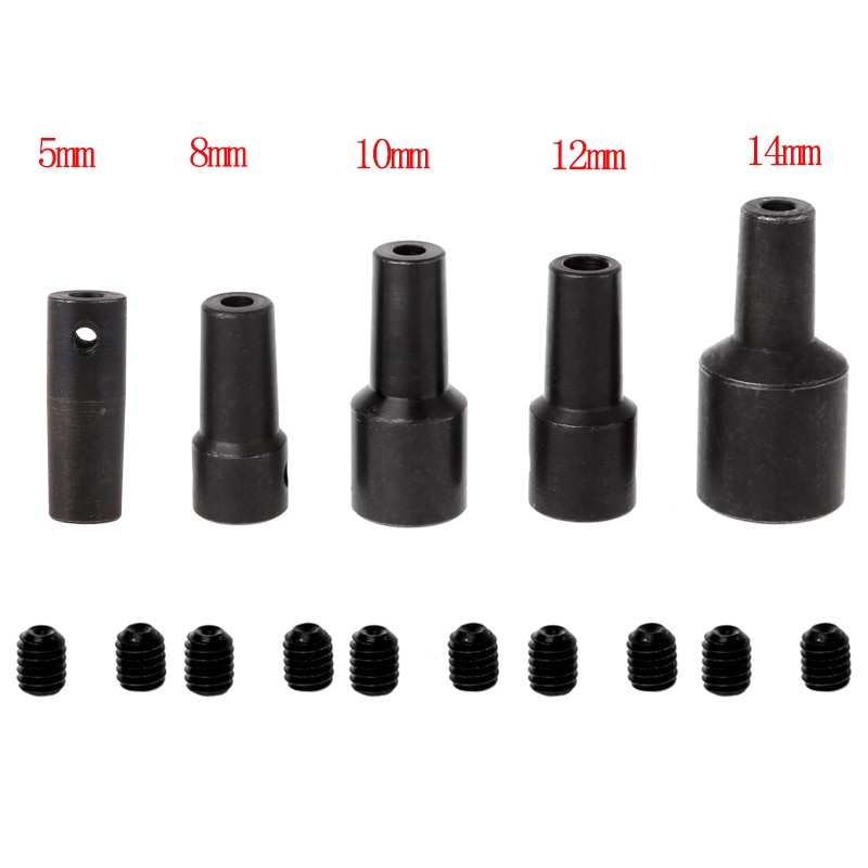 Manchon réducteur de coupleur d&#39;arbre moteur, 5mm-14mm, tige de connexion pour mandrin de perceuse B12 896B