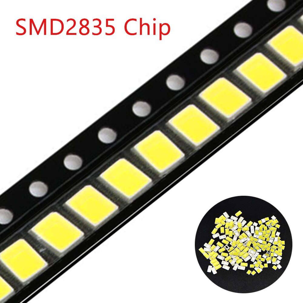 100pcs 2835 Warm White Smd Led Lamp Light Emitting Diode Light Bulb Strip Conduct