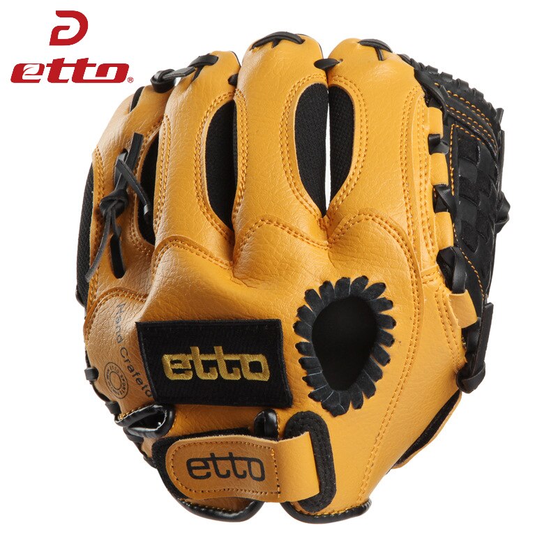 Etto 10 Zoll freundlicher Baseball Handschuhe Verknüpfungen Hand weicher Ball Handschuh Baseball-Ausbildung Handschuh Für Art Art Kochfeld001Z