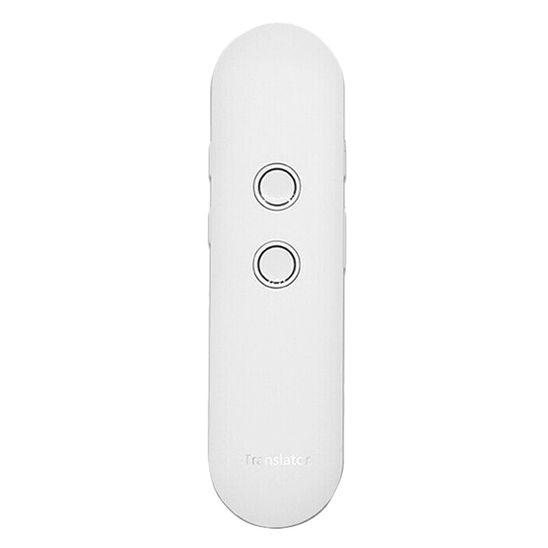 Draagbaar  t4 -talig lichtgevend stemvertaling fototekst opname vertaalapparaat compatibel met android a: Wit