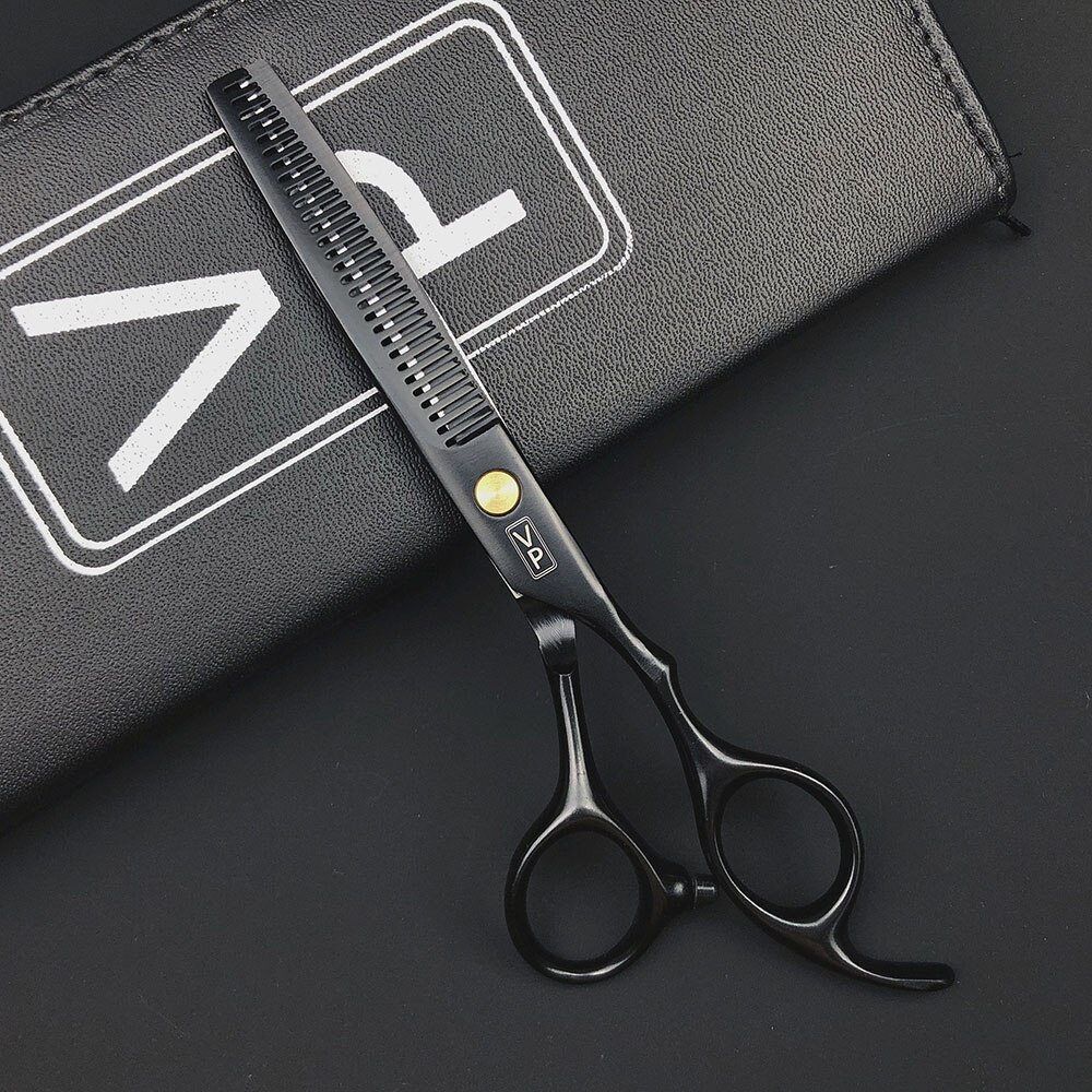 6 Inch Japan 440C Steel Hair Scissors Hairdressing Scissors Barber Hair Scissors Set Salon Haircut Thinning Scissor: Thinning