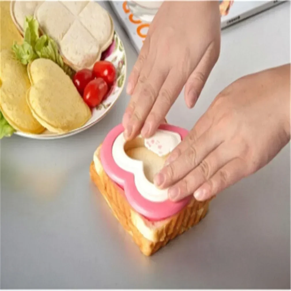 Moule à Sandwich mignon lapin fleur Panda en forme de pain CakeBiscuit dispositif de gaufrage croûte emporte-pièce cuisson pâtisserie outils gâteau