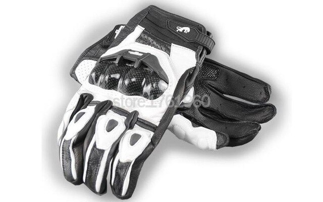Furygan AFS6 gants de moto | Gants de moto knight en cuir, BMX, vtt et moto de cyclisme, 2016nouveau: WHITE L
