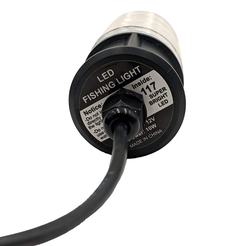 12V Led Green Underwater Submersible Night Fishing Light 10W 117 Led