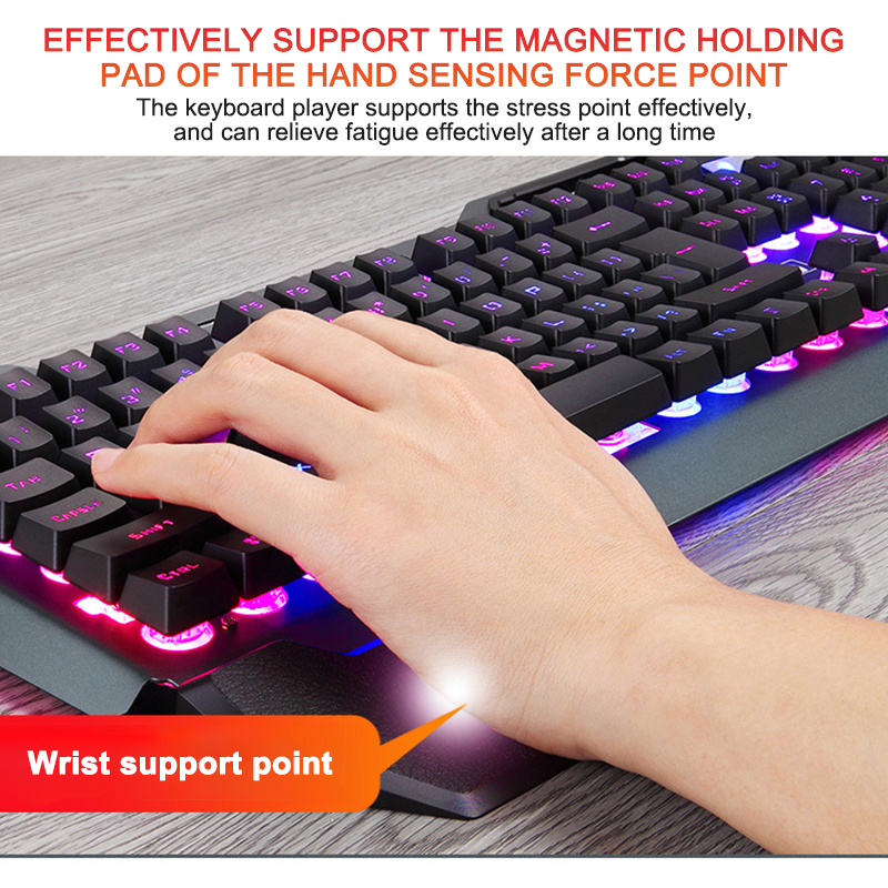 2025 618 teclado PRO klawiatura do gier podświetlenie LED RGB Plug And Play biała/czarna klawiatura ergonomiczna konstrukcja wodoodporne klawisze