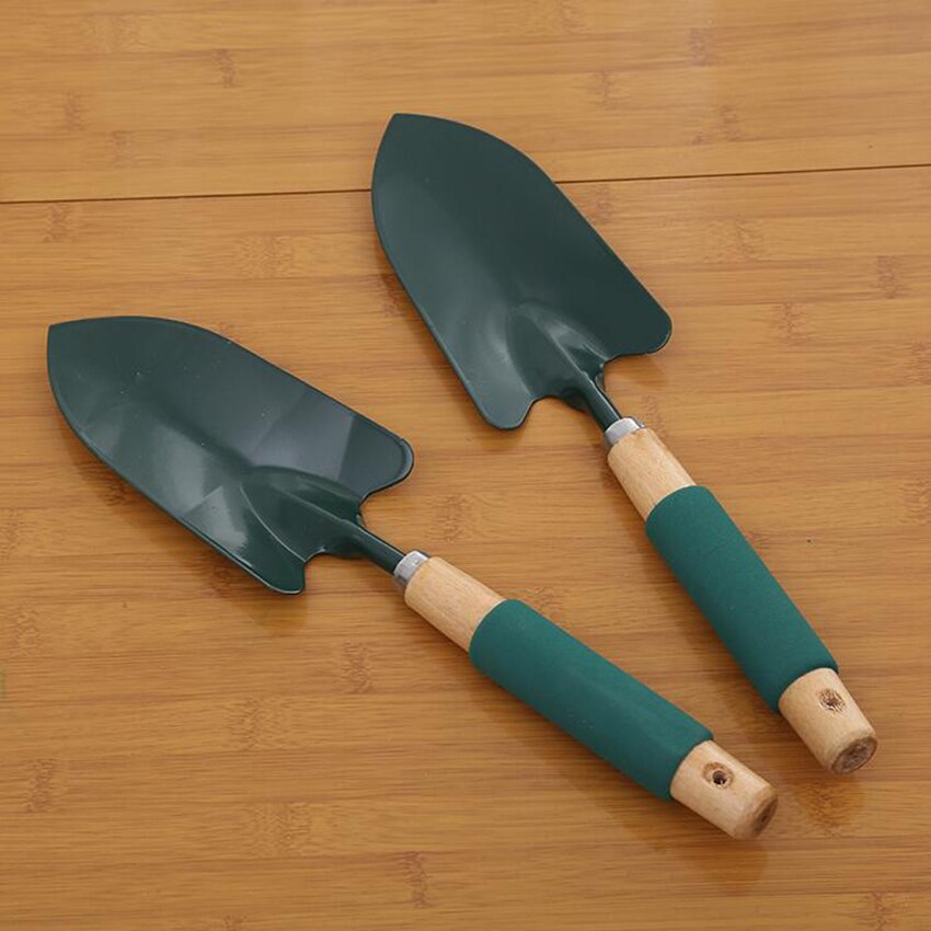 1 st Houten Handvat Versterkte Tuinieren Schop Losse Bodem Planten Gebruik