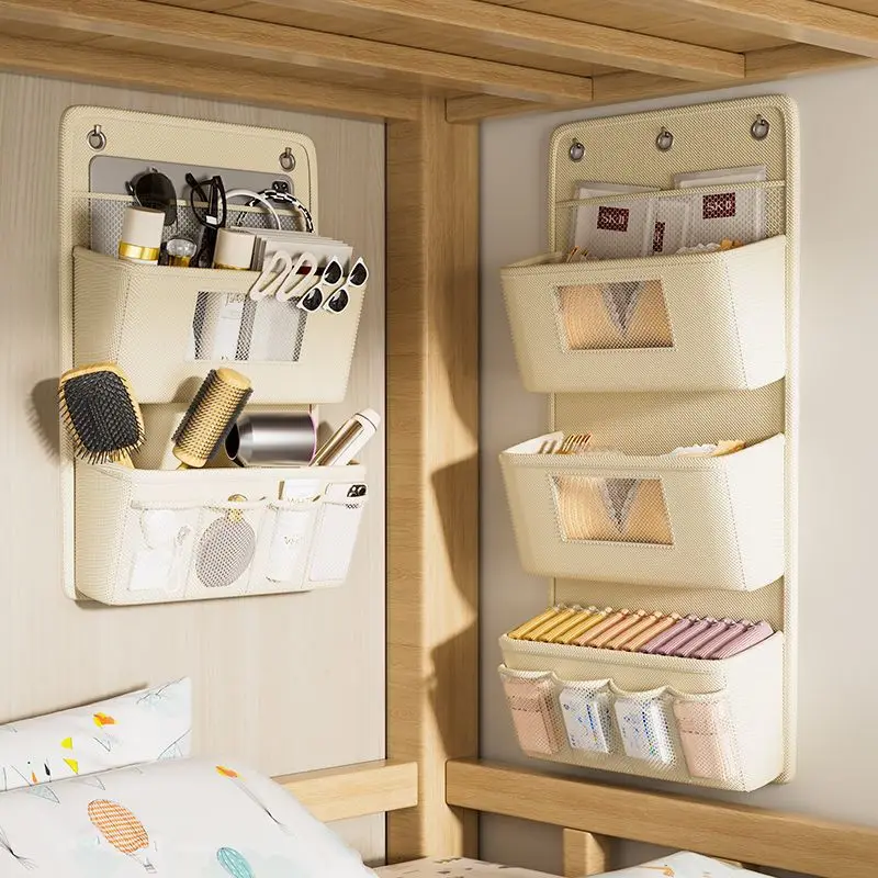 Hanging Storage Bag Closet Organizer for Dormitory And Home Miscellaneous Items Storage No Drilling Required Oxford Cloth Bag