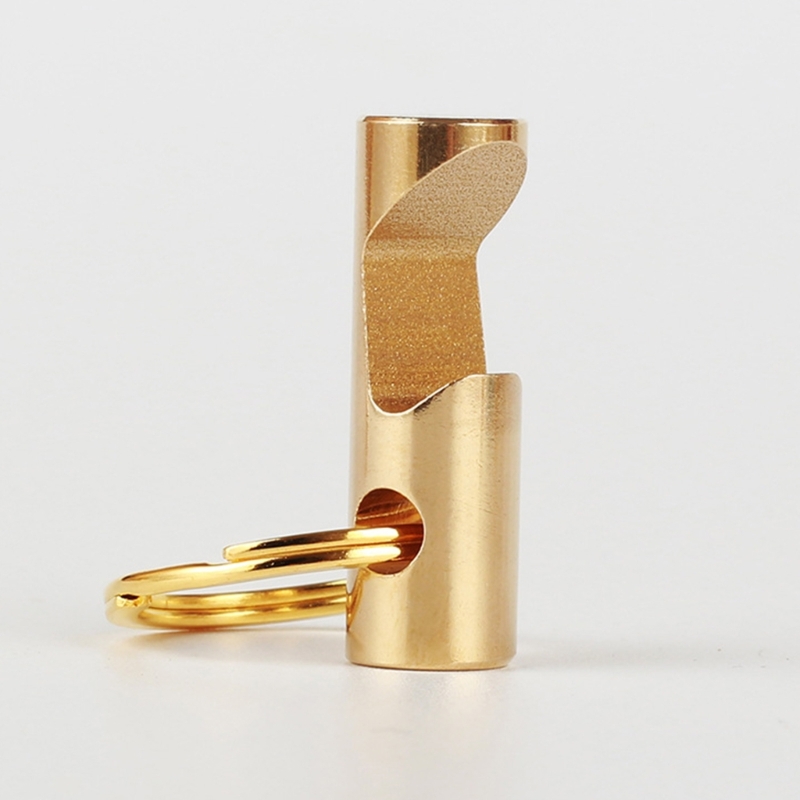 Flesopener met sleutelhanger, messing bieropener Klassieke mini-opener Duurzame zaksleutelhanger Bierflesopener Grappig cadeau