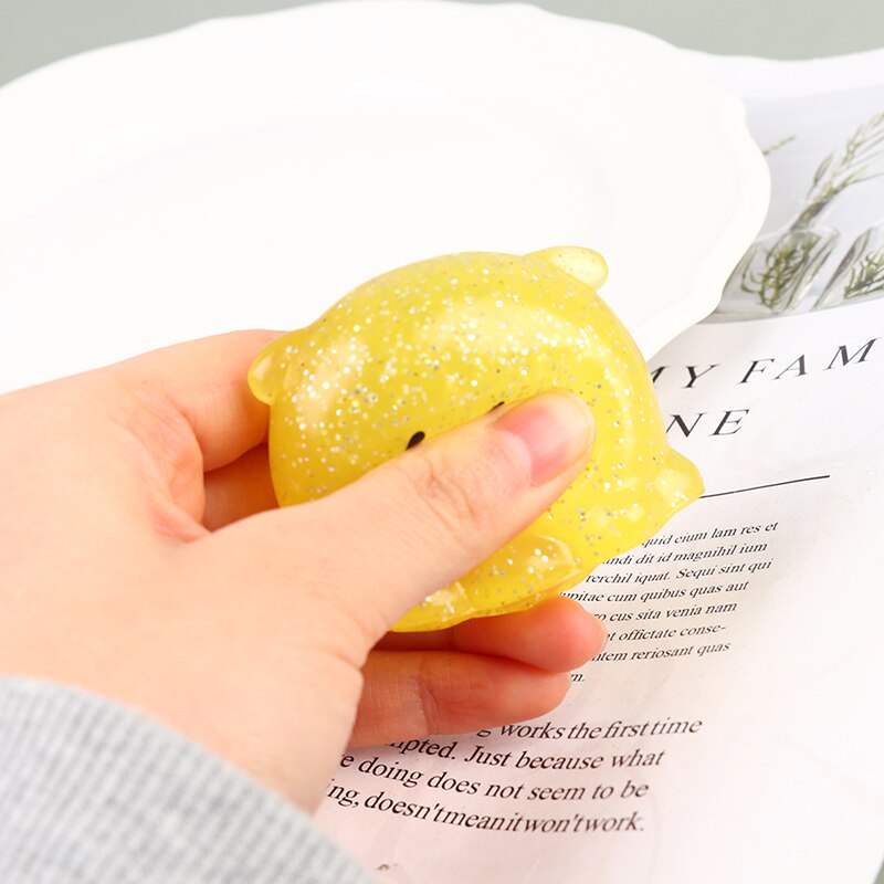 Big Spongy 1PCS Squishy Mochi Toys Cute Animal Antistress Ball Squeeze Mochi Rising Sticky Stress Relief Toy