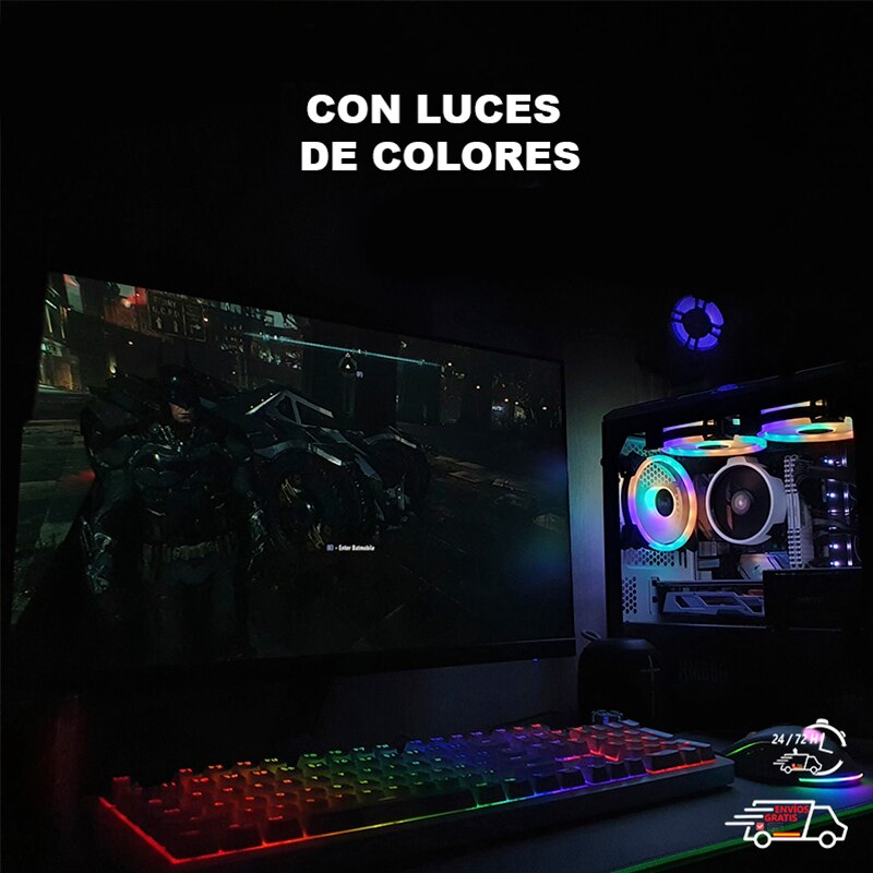EUROXANTY| Teclado y Ratón Gamer | Teclado Gamer Mecanico | Teclado Español Ñ | Teclado Gaming Español | Teclado USB | Keyboard