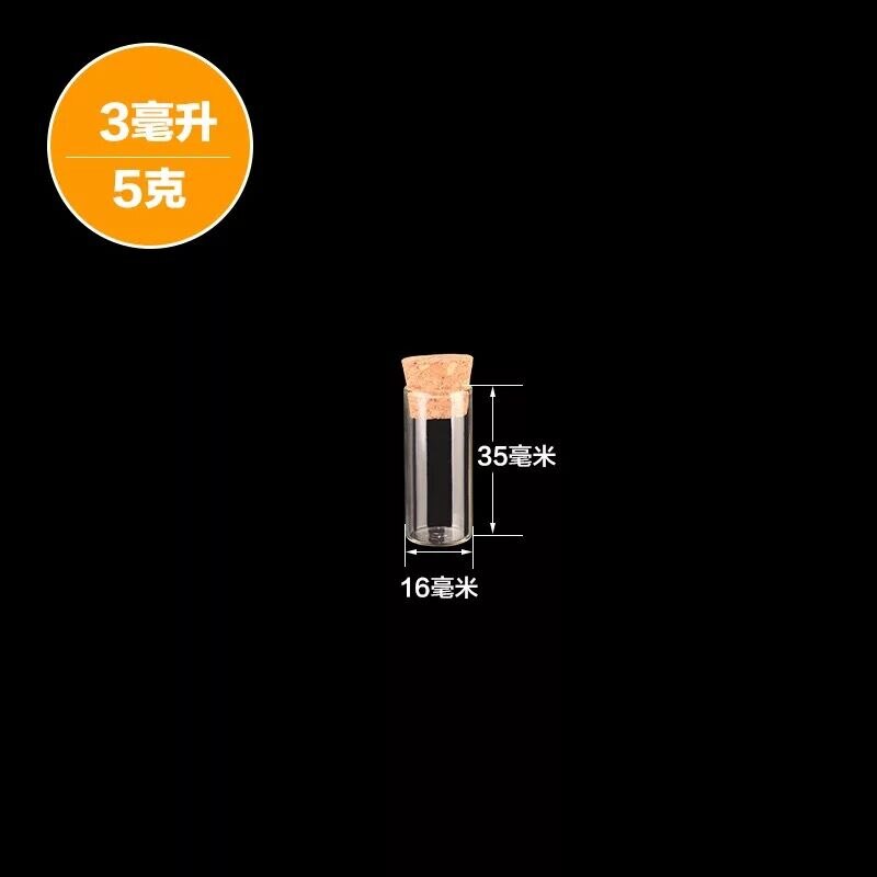 50 stuks/partij 1.5ml 2ml 3ml 5ml 6ml reageerbuis glazen flessen container kleine flesjes potten met kurken mini glazen flesjes bruiloft decoratie