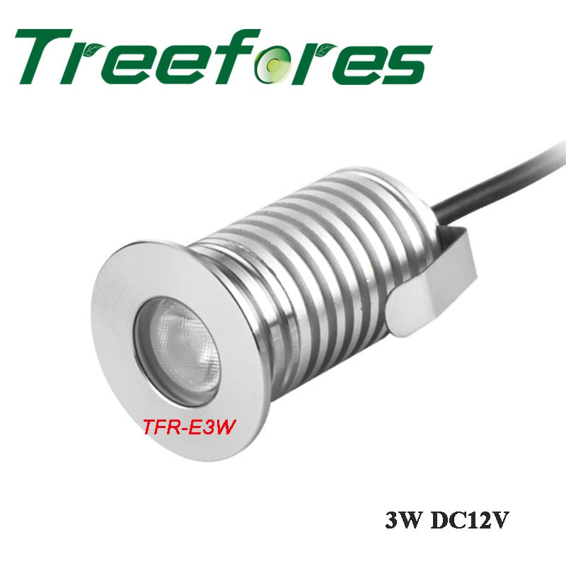 IP67 IP68 3W 12V-24V Underground Spotlight Mini CREE COB Sauna Swimming Pool Lamp LED Floor Outdoor Garden Downlight Lighting