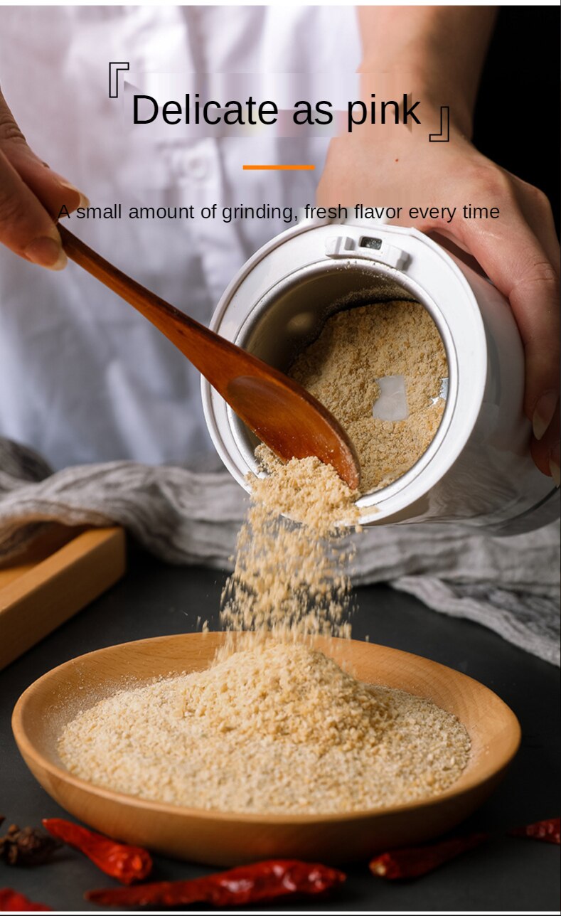 Coarse grain crusher stainless steel pulverizer household pulverizer coffee grinder electric mini desktop grinder spice grinder