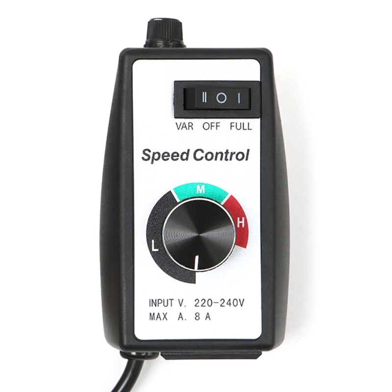 Eu Plug 230V Traploze Motor Speed Controller Fan Gouverneur Schakelaar Dimmer Richter