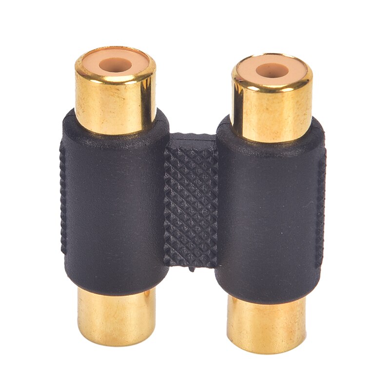 2 teste doppio doppio RCA femmina a connettore adattatore Phono connettore Video presa spina RCA Phono doppio accoppiatore Audio femmina