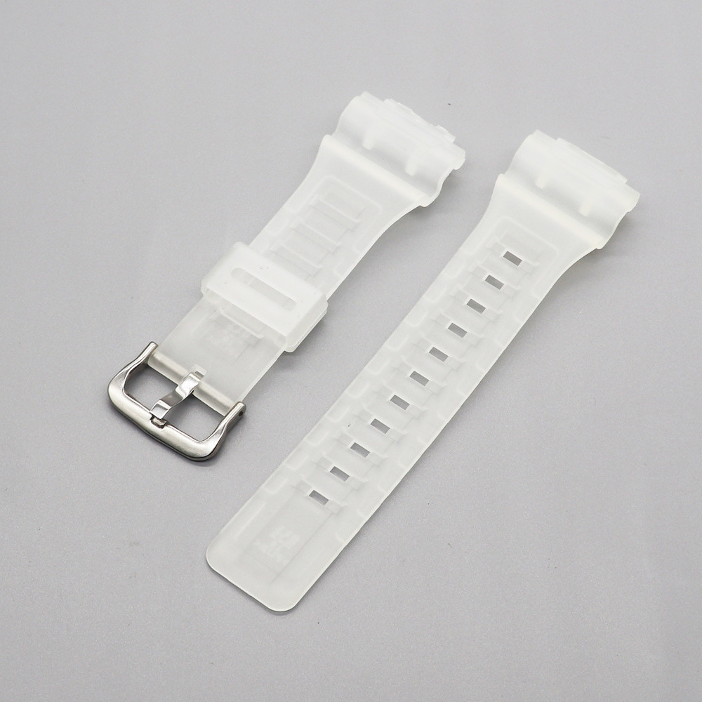 Bracelet en résine de Silicone noir mat, 18mm, pour Casio g-shock AQ-S810W S800W AEQ-110W W-735H SGW-300H, accessoires de bracelet de montre