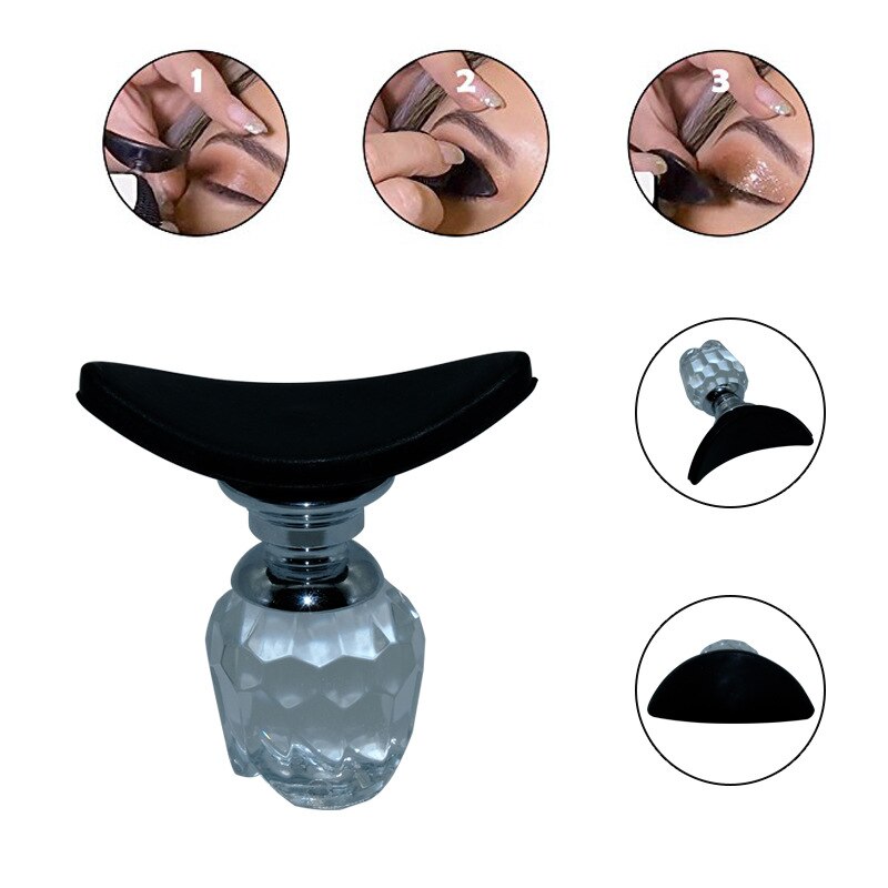 Women Lazy Eyeshadow Silicon Stamp Magic Cut Crease Cat Eye Contour Supplies: Flower