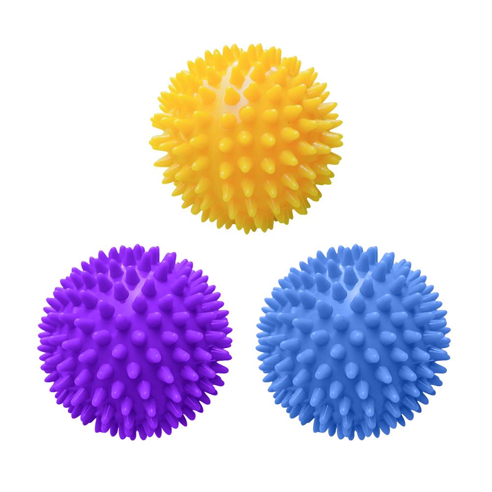 Spiky Massage Ball Classic Delicate PVC Spiky Massage Ball Trigger Point Sport Fitness Hand Foot Pain Stress Relief