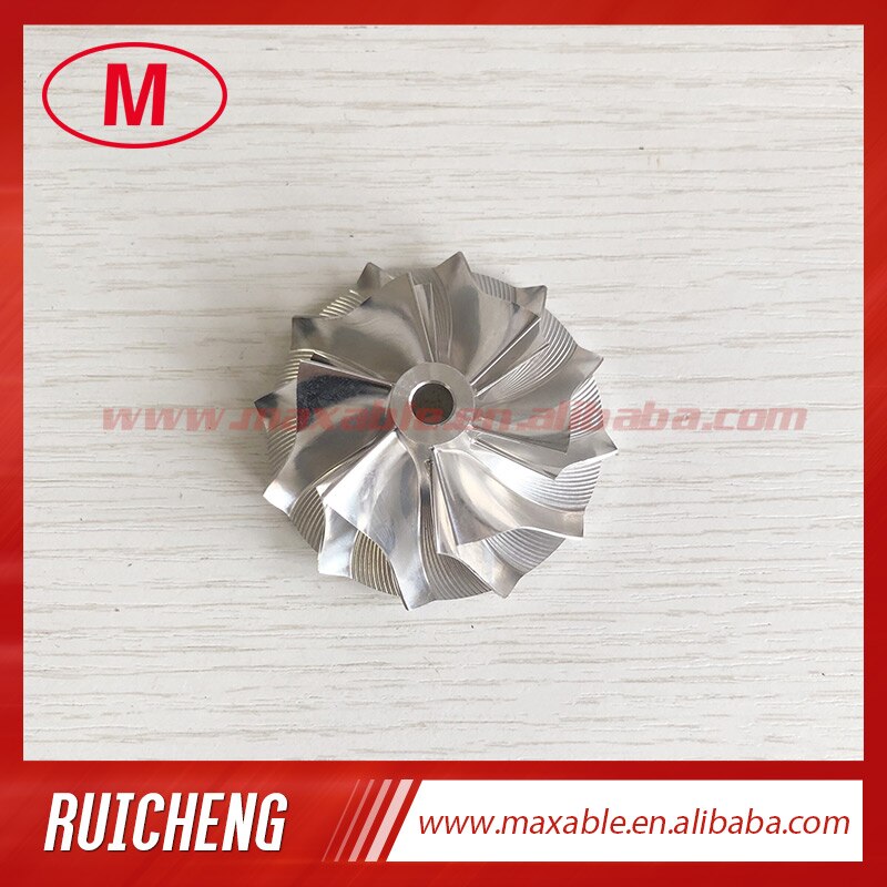 TB2514 445347-0018 40.31/54.39mm 6 + 6 ostrza wydajność turbosprężarka aluminium 2618/frezowanie/wirnik turbiny z kęsa dla 465555-0002/0003