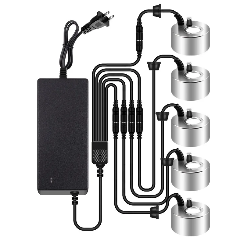 Nebel Hersteller Fogger Wasserpumpe Ultraschall Zerstäuber Luftbefeuchter Brunnen Steingarten Gartenarbeit Bonsai Aquarium Teich Dekor Zerstäubung Kopf