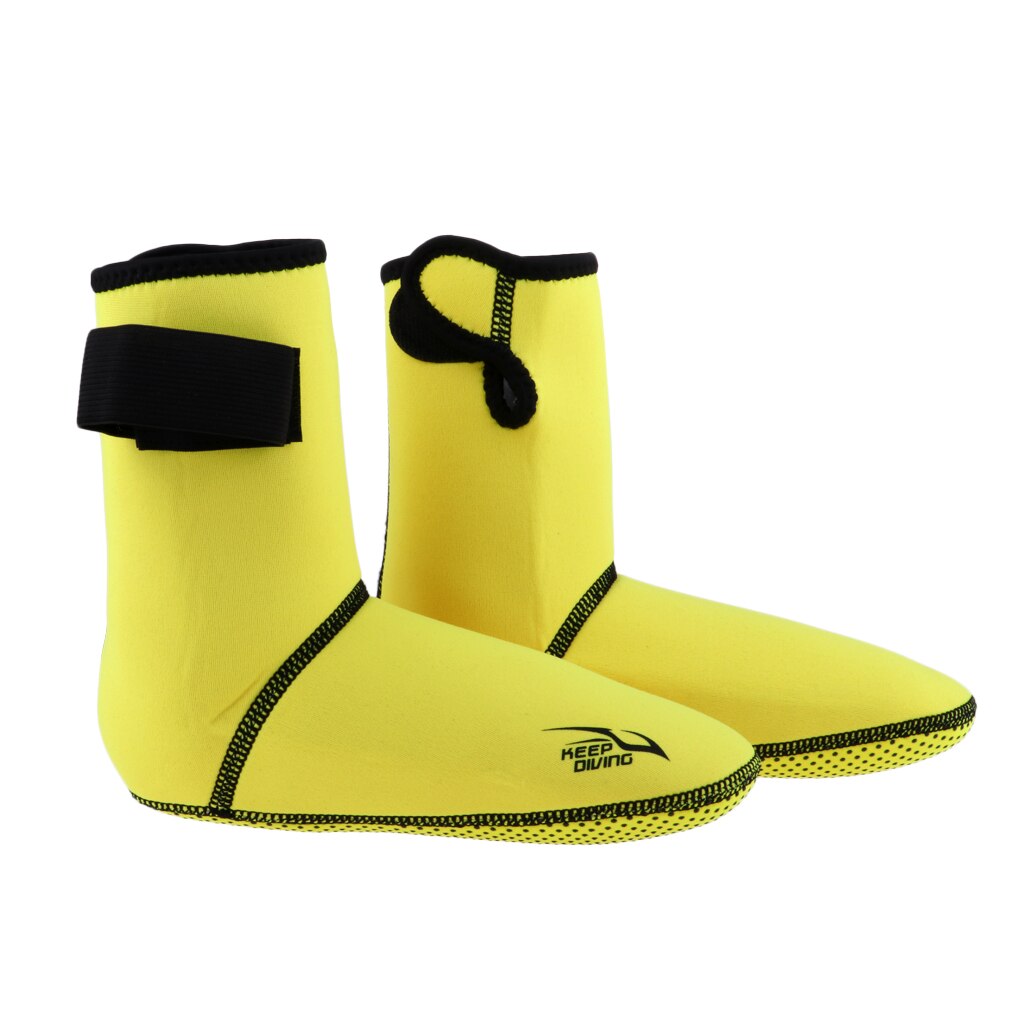 3 Mm Neopreen Water Schoenen Strand Duiken Snorkelen Zwemmen Sokken Booties Laarzen Zowel Voor Vrouwen & Mannen: M Yellow