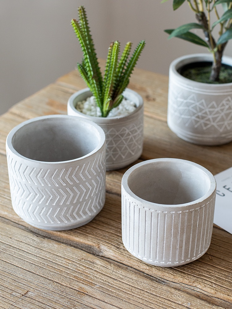 ISCBAFYX Plant Pots Planter Oddish Flower Succulent Succulent Flower Pot Plant Pot Planter Pot Flower Pots (Color : Blu, Size : Medium