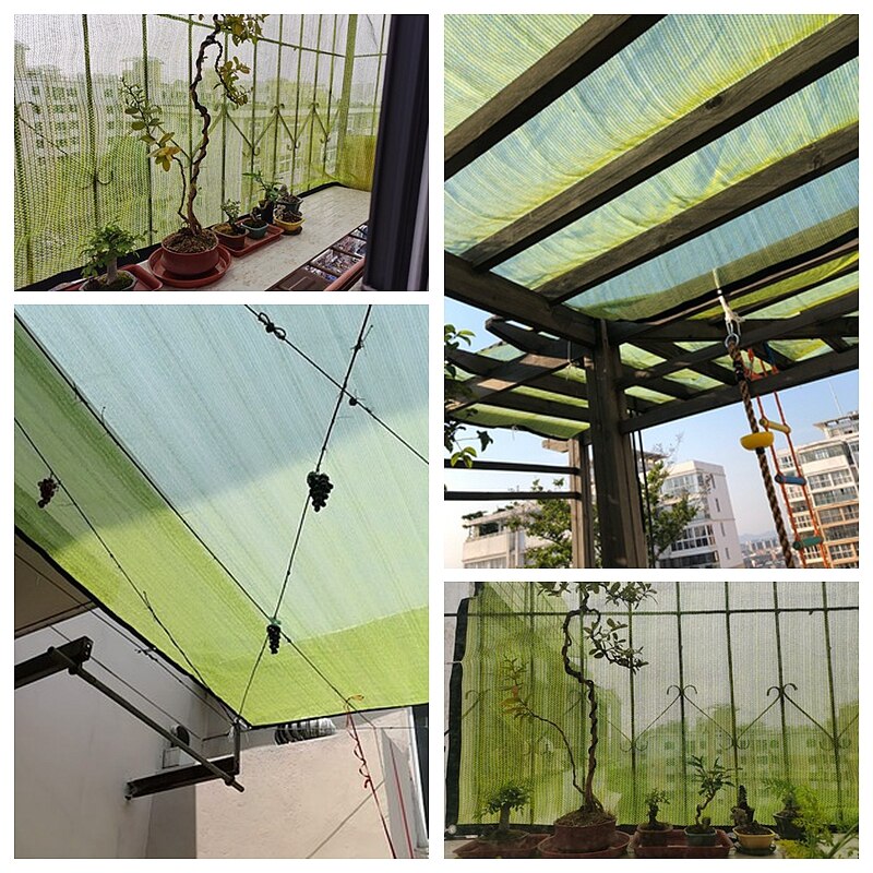 2 x 1.8m 3 x 1.8m puutarha aurinkoverho verkko parveke yksityisyys suoja aitaverkko parvekkeen tuulilasiin uv-kestävä turvallinen suoja kesä