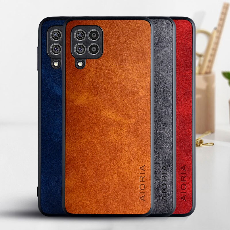 Handyhülle für samsung Galaxis  m32 4g , luxuriöse Jahrgang-lederhülle für samsung Galaxis  m32 4g, Fall funda capa