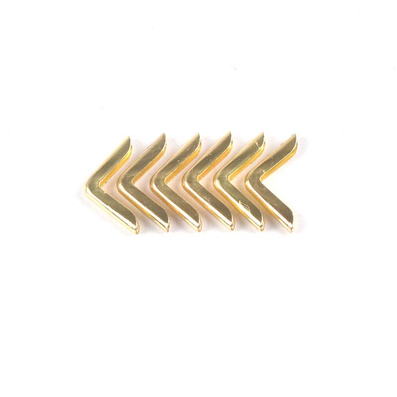 Coins de livre en métal, or, argent, cuivre, pour Scrapbooking, Albums photos, Menus, livres, décoration, bricolage, artisanat, 14.5x14.5x2mm, 50 pièces, C3049: gold