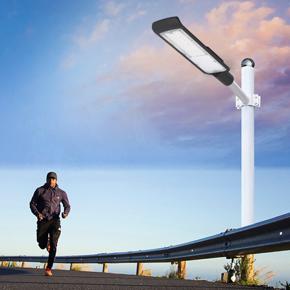 30w/50w led vej gadelys vandtæt  ac85-265v spotlight udendørs belysning til gadeguirlander industriel have firkantet lampe