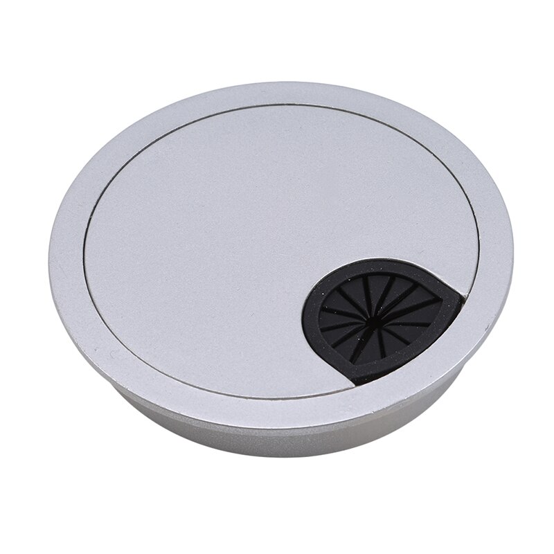 1pc Cable Hole Covers Round Computer Desk Grommet Cable Hole Covers Furniture Hardware Outlet Port Surface Line Sort Out Tools: 80mm