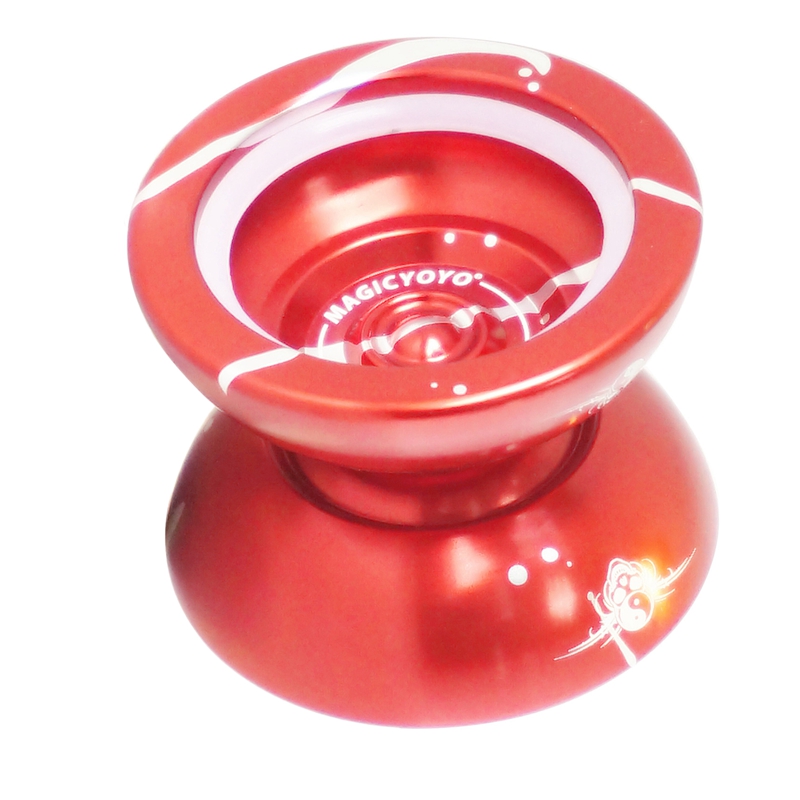 Magicyoyo  n11 jojo aus aluminiumlegierung, nicht reagierender jojoball mit tasche, handschuh und 5 schnüren