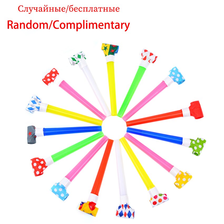 4Pcs/Set Baby Kid Birthday Paper Hat Boy Girl Party Cap Festival Birthday Party Decoration Hat Give Blow Dragon Whistle Supplies