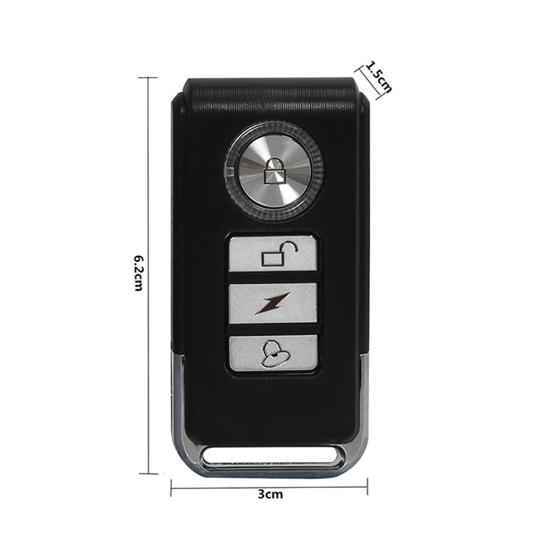 113dB Wireless Alarm Anti-Diefstal Trillingen Motor Fiets Waterdichte Veiligheid Sensoren Fiets Alarm Met Afstandsbediening