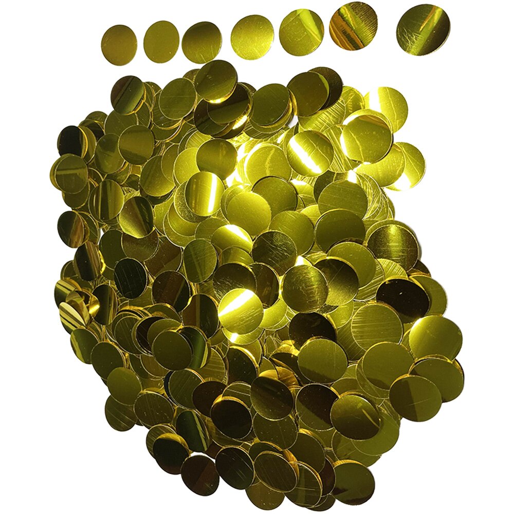 50/100g Round Foil Metallic Confetti Dots Confetti Glitter Filled Balloon Stuffer for Wedding Birthday Anniversary Party Decor