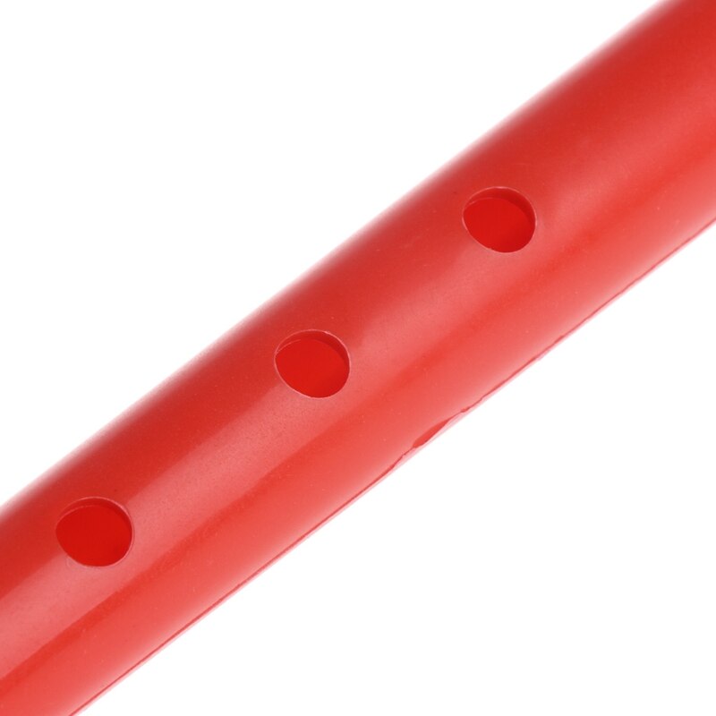 Kids Educational Plastics Instrument 6 Holes Flute Long Musical Soprano Recorder