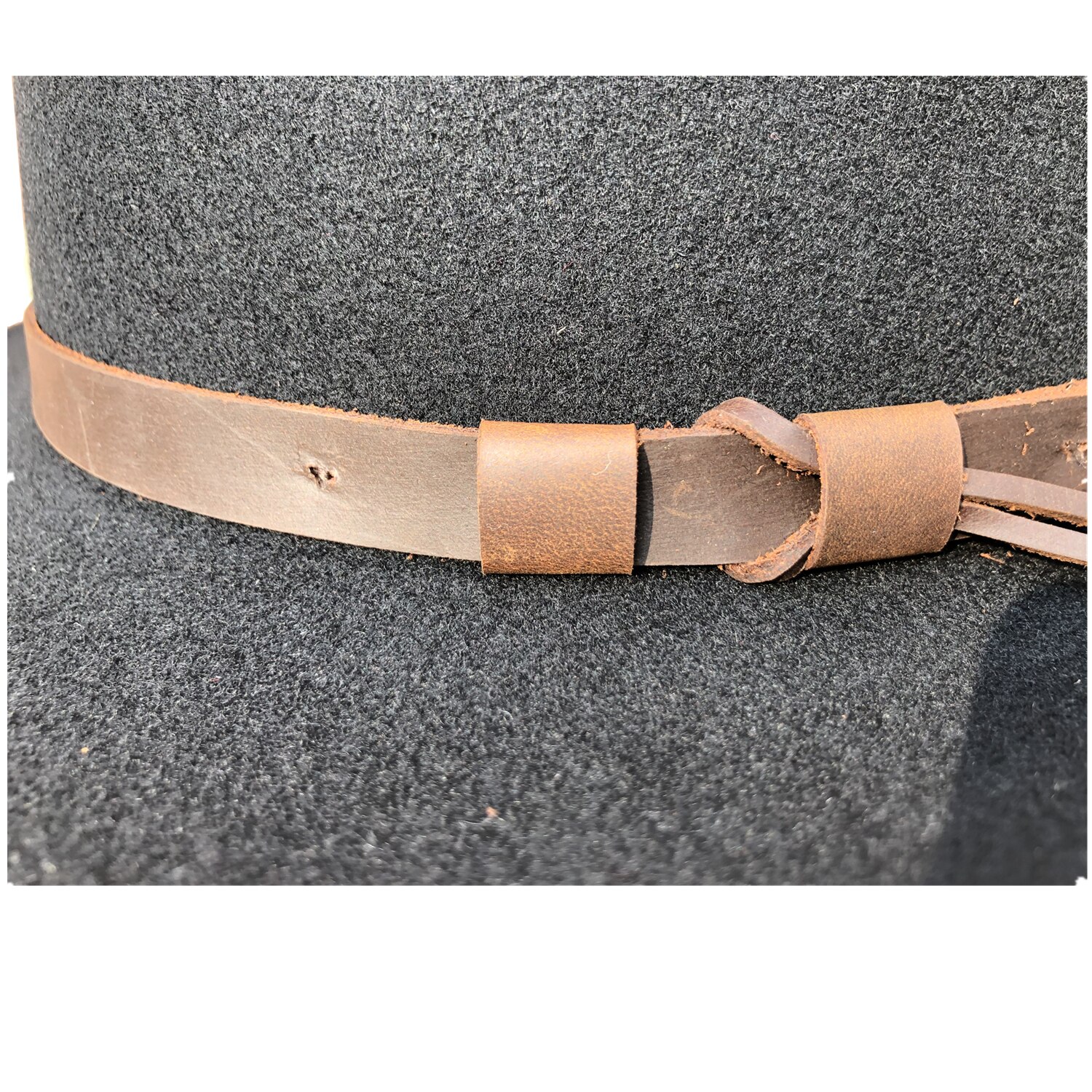 Sombrero de vaquero de fieltro de lana para hombre