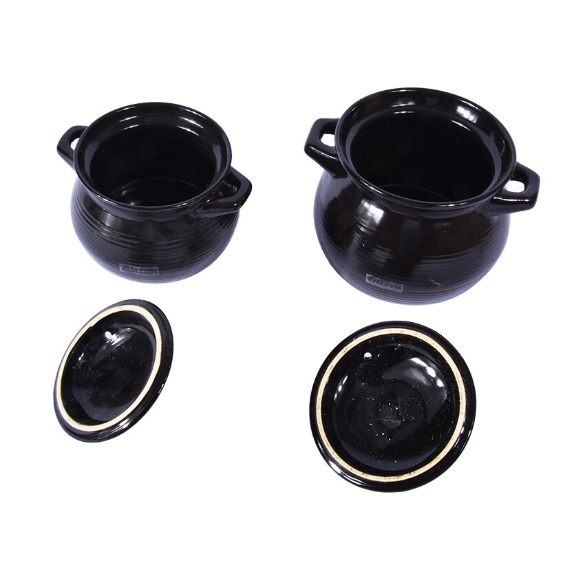 Ceramic Stew Pot Casserole Heat-resistant High-temperature Casserole Braised Burning Home Cooking Pot 3.5L