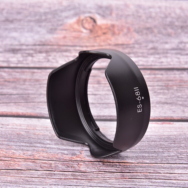 For Camera EF 50mm f/1.8 STM 49mm Lens ES-68II Lens Hood Shade Lens Hood Screw Mount Flower Shape Tool